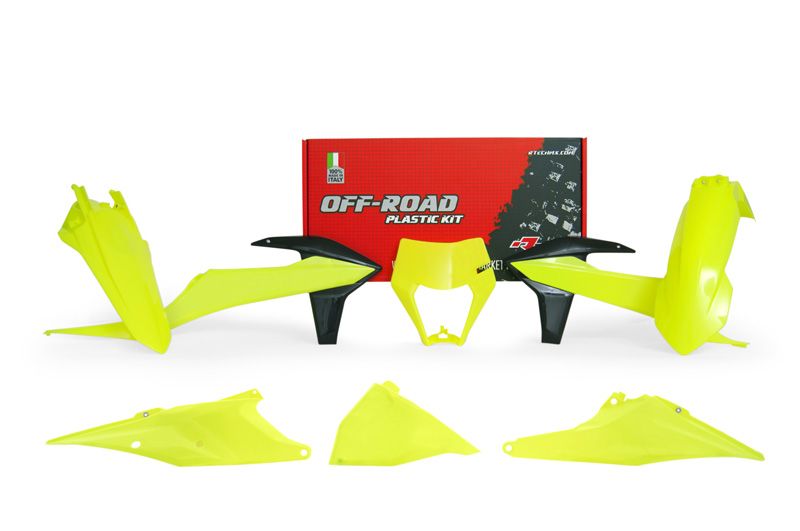 Racetech Plastics Kit 6 Pcs with Left Airbox Cover and Neon