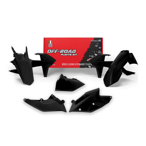 Racetech Plastics Kit 5 Pcs with Left Airbox Cover black