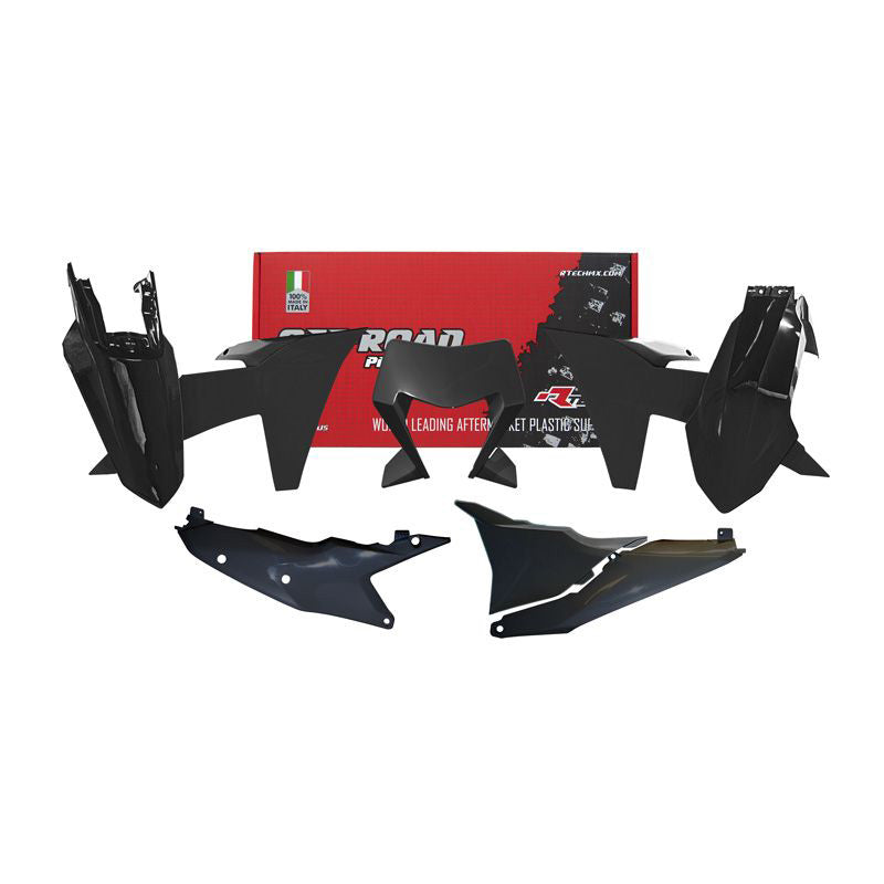 Racetech Plastics Kit 6 Pcs with Left Airbox Black 24 UP