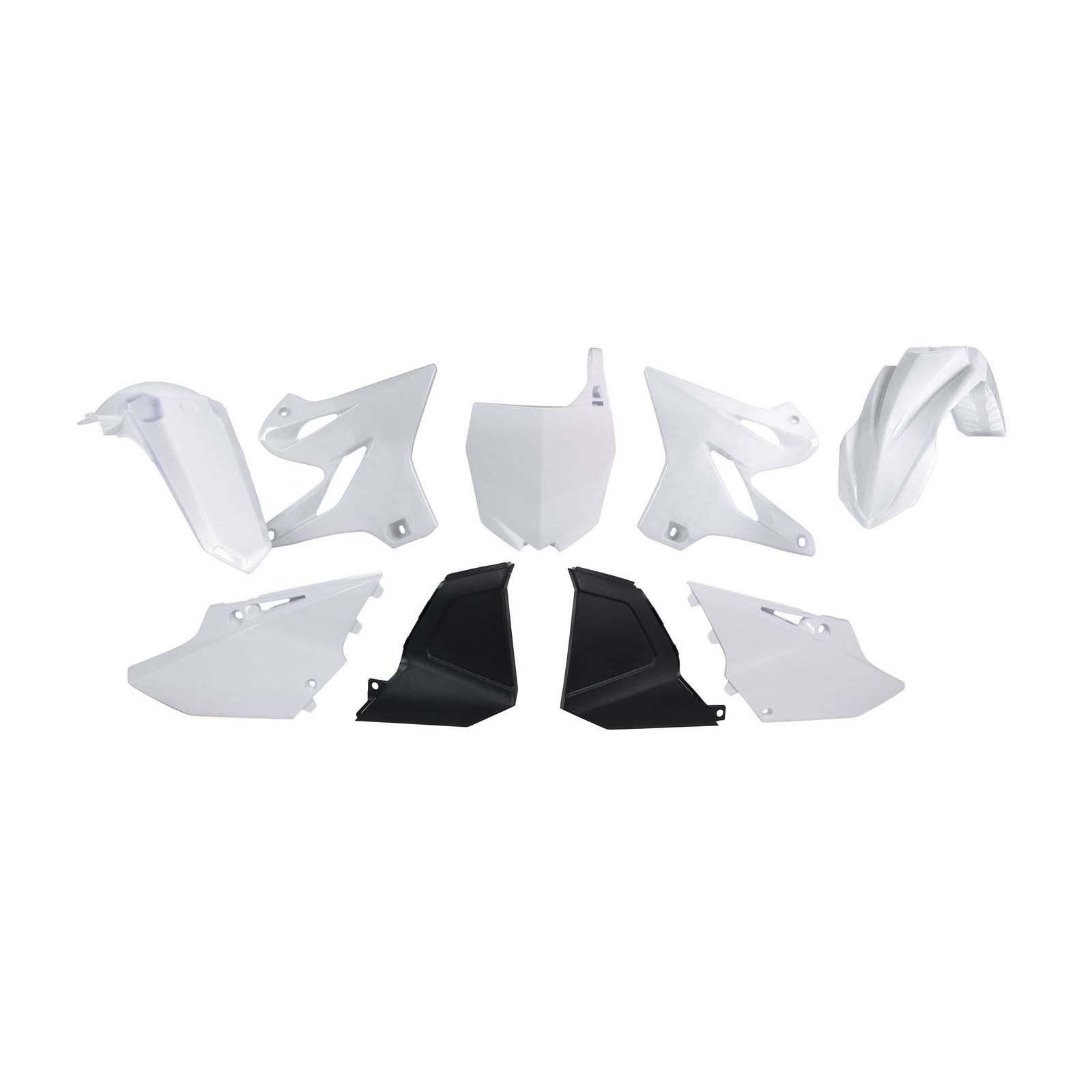 Racetech Plastics Kit 6 Pcs White Yamaha 125/250 YZ/YZ-X '02