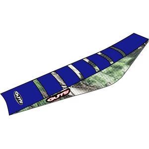 Racecraft Seat Cover Ribbed Gripper (Navy)Top / Black Stripe