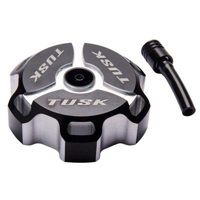 Tusk Billet Aluminium Gas Cap - Black - Machined - 2008 Kawa