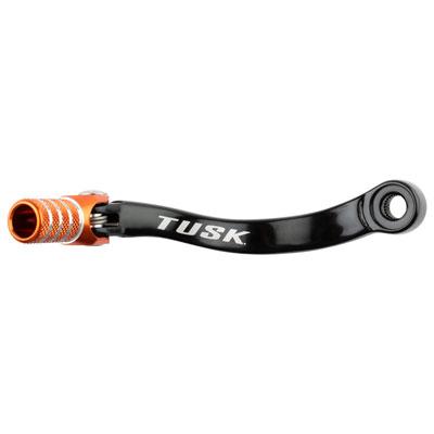 Tusk Folding Shift Lever - Black/Orange Tip - 2019 KTM125SX