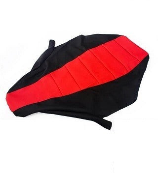 Racecraft Seat Cover Ribbed Gripper Red/Black Yamaha YFZ450R