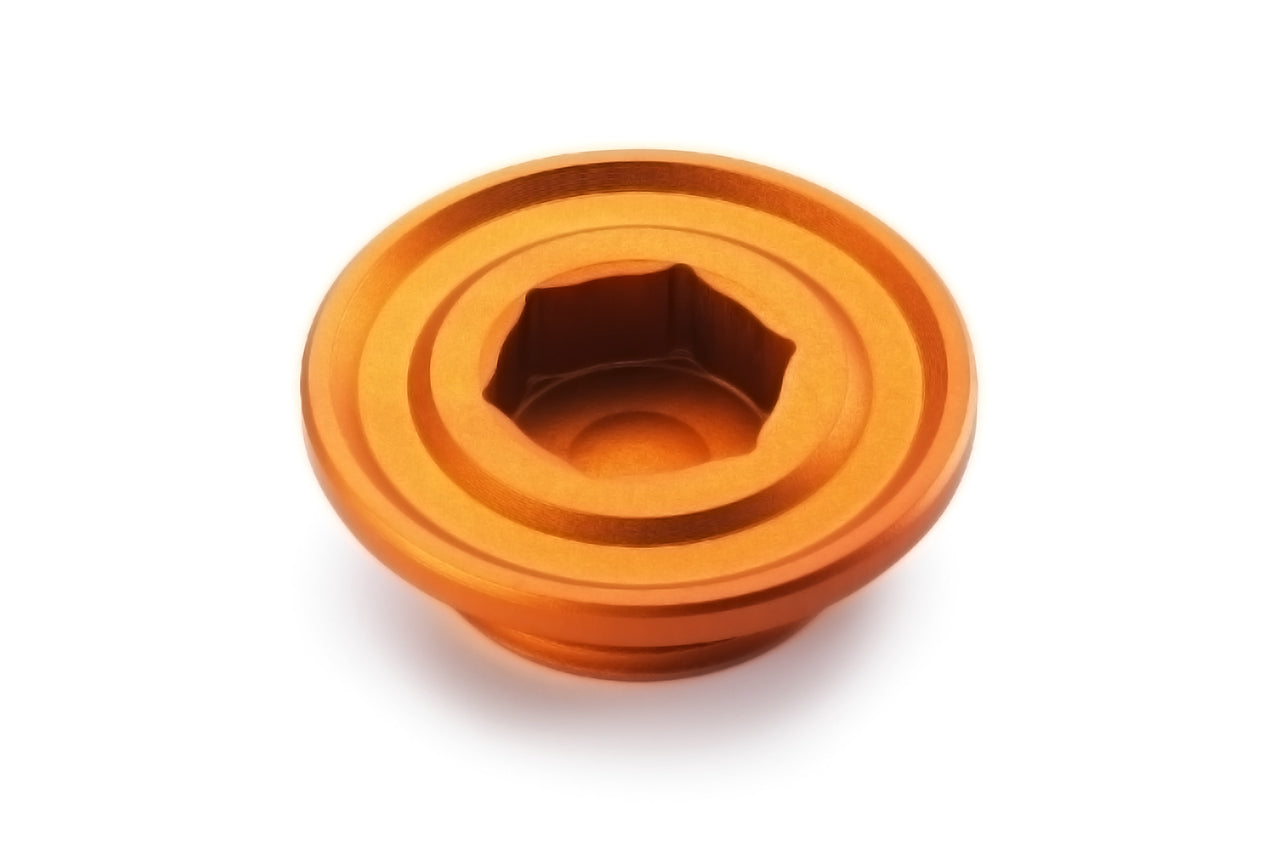 Racecraft Orange CNC Billet Ignition Cover Plug ktm
