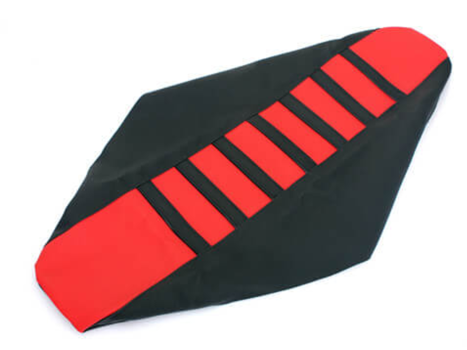 Racecraft Seat Cover Ribbed Gripper Red/Black Yamaha YFZ 450