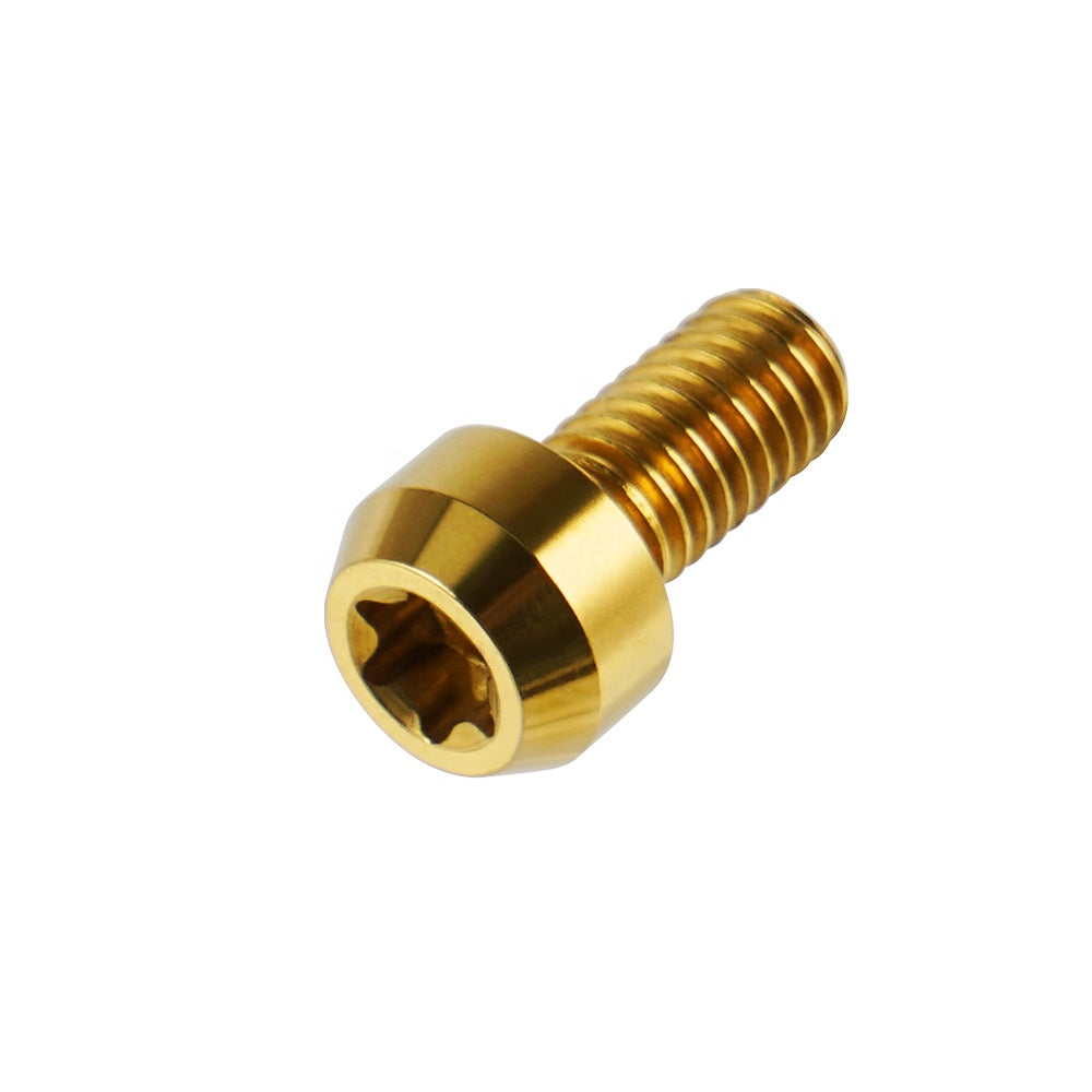 Racecraft Front or Rear Brake Rotor Bolt Kit Gold 6P KTM