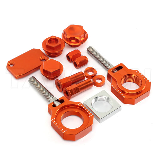 Racecraft Bling Kit Anodized Orange (Fro Bra Res Cap, Oil Fi