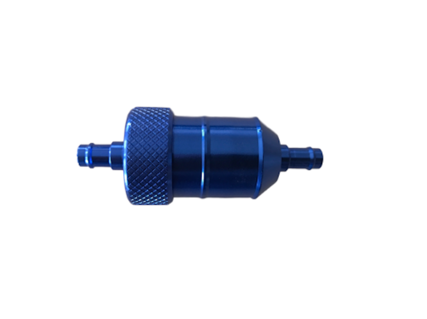 Racecraft In-Line Fuel Filter Red