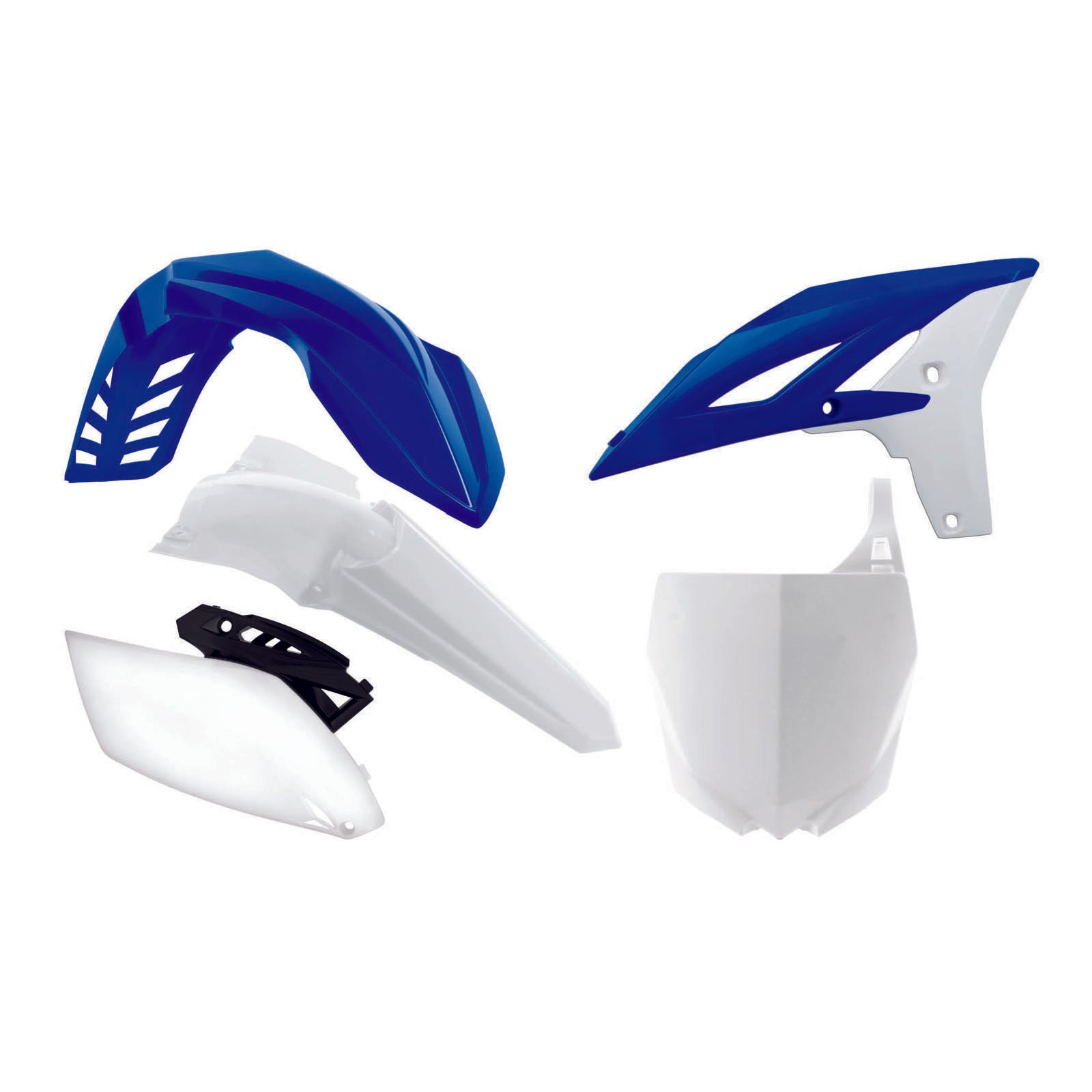 Racetech Plastics Kit 5 Pcs Blue/White Yamaha YZ250F '10 -
