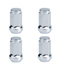 ITP Flat Base Chrome Lug Nut 10mm x 1.25mm Thread Pitch 14mm