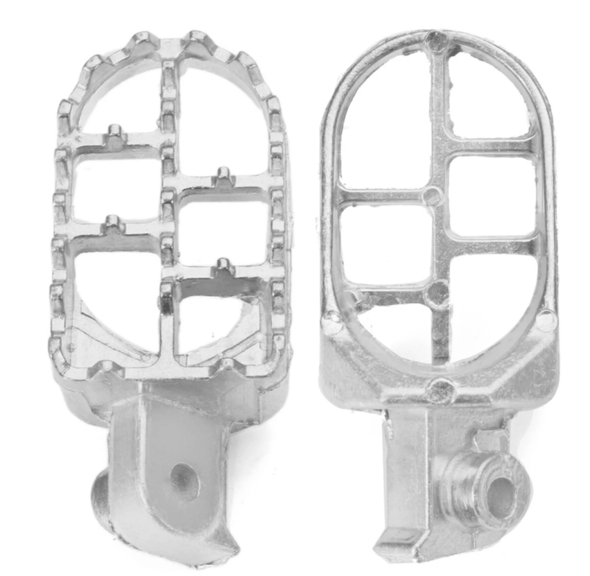 Racecraft Billet Race Foot Pegs BMW Silver