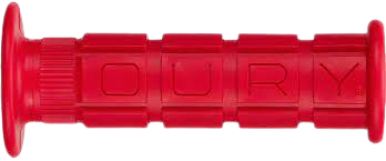 Oury Grips ATV Single Compound - w/Flange - Red (OSCFOG50)