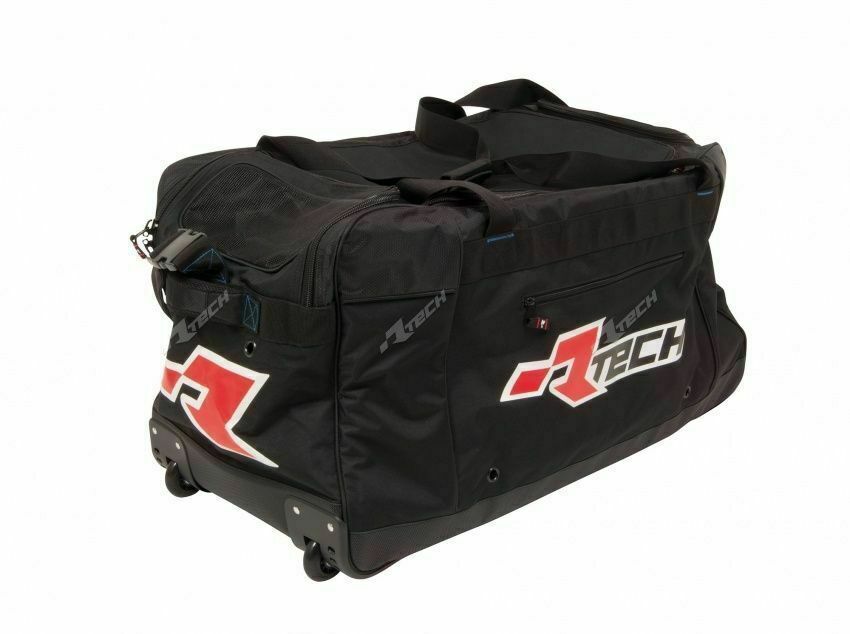 Racetech Trolley Rider Bag with Pullout Handle and Wheels Bl