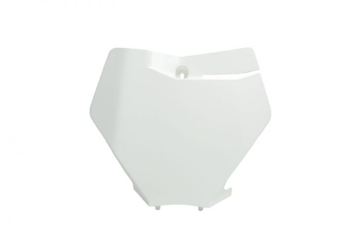 Racetech Front Number Plate White, 65 SX 02' - 08'
