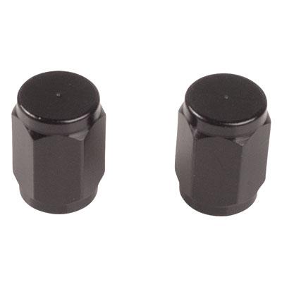 Tusk Billet Aluminium Valve Stem Caps Black