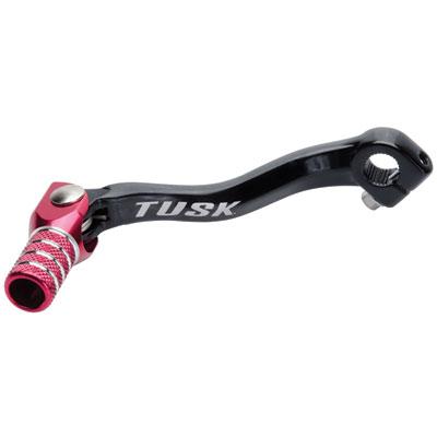 Tusk Folding Shift Lever - Black/Red Tip - 2020 HONDA CRF450